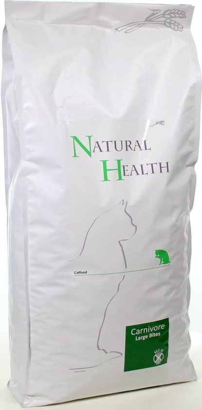 Natural Health graanvrij kattenvoer Adult Carnivore Large Bite 7,5 kg - Kat