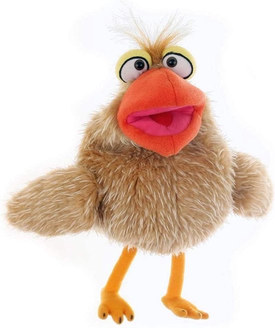 Living Puppets Petronella Piepspatz handpop | pop in de kleur geel voor