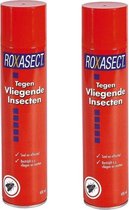 Roxasect Spuitbus tegen Vliegende Insectentegen - Insectenbestrijding - Spray - 400ml - 2 stuks