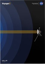 Voyager 2: Interstellar Space Blue, NASA/JPL - Foto op Forex - 90 x 120 cm