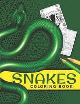Snakes Coloring Book