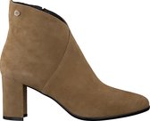 Notre-V 6525 Enkellaarsjes - Enkelboots - Dames - Taupe - Maat 40