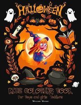 Halloween Kids Coloring Book for Boys and Girls Toddlers