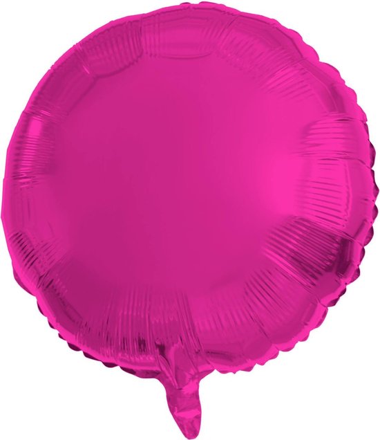 Folat - Folieballon Rond Magenta - 45 cm