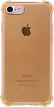 Apple iPhone SE (2020) Hoesje - Mobigear - Cushion Serie - TPU Backcover - Goud - Hoesje Geschikt Voor Apple iPhone SE (2020)