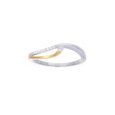 Glow 214.5255 Ring Goud Bicolor G SI 1 0,1ct - maat 58