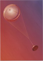 Swoosh Goes the Parachute (B), NASA Science - Foto op Posterpapier - 29.7 x 42 cm (A3)