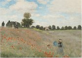 Klaprozen, Claude Monet - Foto op Posterpapier - 42 x 29.7 cm (A3)