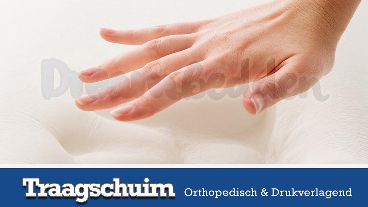 Orthopedisch Matras 90x200 Traagschuim Nasa Pocketvering tencel 500 veren m2 7-zones ca.24 cm — afbeelding 5
