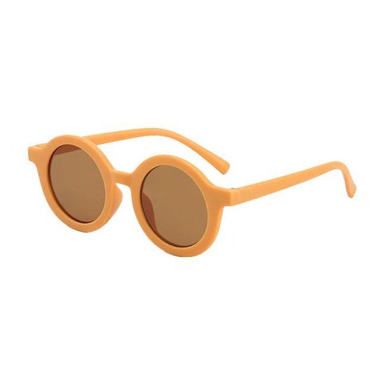 Kinder Zonnebril - Mat Oudroze - Vintage - UV400 - Fashion Favorite van Merkloos — afbeelding 2