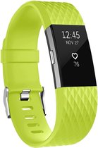 HIPFIT Siliconen bandje - Fitbit Charge 2 - Groen - Large