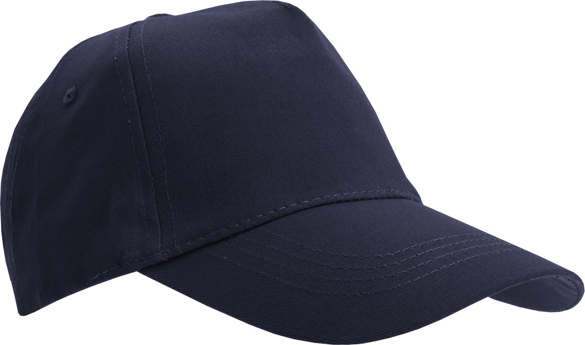 SOLS Unisex Buzz 5 Panel Baseball Cap (Marine)