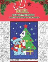 Noel couleur par numero livre de coloriage pour les enfants