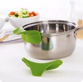 Schenktuit - 2 Stuks - Keukenaccessoires - Koken - Keuken - Pannen - Keukenbenodigdheden - Groen