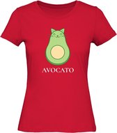 Avocato - Katten T-Shirt Dames - Katoen