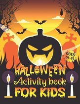 Halloween Activity Book For Kids Ages 4-8