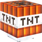 Paladone Minecraft Nachtlamp - TNT Box Icon Light - 3D Lamp - Met TNT Geluid
