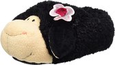 Nici Sloffen Jolly Coco Meisjes Pluche Zwart/wit Maat 38 - 41