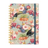 Notitieboek met ringband - A5 Formaat - Once upon a time - Notebook - Schrift - Harde kaft - Creative Lab Amsterdam