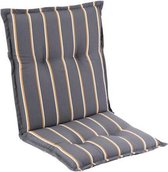 blumfeldt Prato Tuinkussen - stoelkussen - zitkussen - hoge rugleuning hoofdkussen - 50 x 100 x 8 cm - UV bestendige polyester - Groen / Geel
