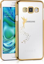 kwmobile hoesje voor Samsung Galaxy A3 (2015) - backcover voor smartphone - Fee design - goud / transparant