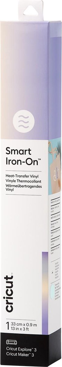 Afbeelding van product Cricut Transferfolie - Smart Iron-On - 33 x 91cm - Holografisch Transblauw