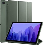 Geschikt voor Samsung tablet A7 - Tri Fold Tablet hoes - Smart Cover - Groen