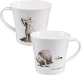 Goebel® - Peter Schnellhardt | Koffie / Thee Mok "Pech" | Beker, Porselein, 350ml