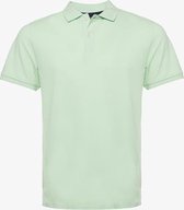 Unsigned heren polo mint - Groen - Maat S