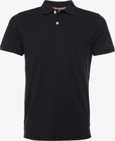 Unsigned heren polo zwart - Zwart - Maat S