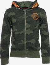 TwoDay jongens vest met camouflage print - Groen - Maat 110/116
