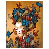 Paperblanks Agenda 2022 Madame Butterfly Flexi Ultra - Week [VERT]