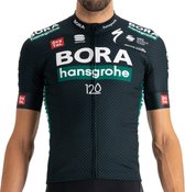 Sportful Bora Hansgrohe Tour de France 2021 wielershirt korte mouwen Heren Zwart Groen-XL