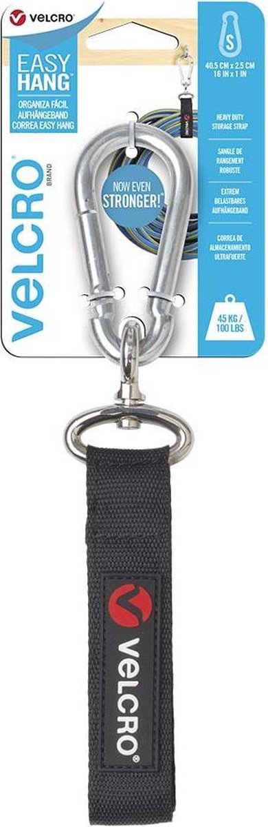 VELCRO® Easy Hang™ S - 40,5 cm x 2,5 cm - zwart