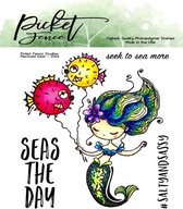 Mermaid Dear Clear Stamps (D-104)