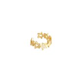 Ear cuff Stars in A Row - Yehwang - Earcuff - One size - Goud