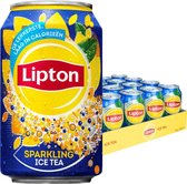 Lipton Ice Tea Sparkling Blikjes Tray - 24 x 33cl