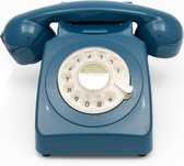 GPO 746ROTARYAZU - Telefoon retro jaren ‘70, draaischijf, azuurblauw