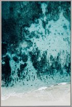 JUNIQE - Poster met kunststof lijst Beach Patterns -30x45 /Grijs &