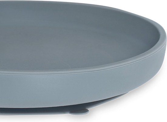 Jollein - Kinderserviesset 4-delig (Storm Grey) - Siliconen - Baby Servies, Baby Bestek - 6-18 maanden van Jollein — afbeelding 5