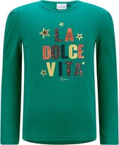 Retour Jeans Lilly Meisjes T-shirt - Forest Green - Maat 146/152