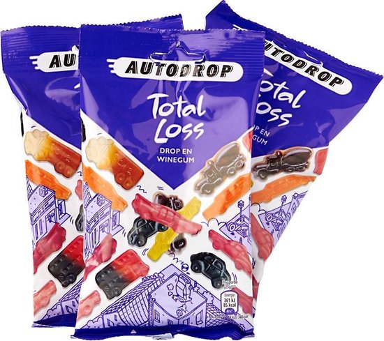 Autodrop snackpack snoep total loss 16 x 85 gram | bol.com