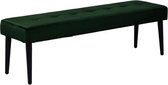 Glasgow bankje 140 cm groen velvet