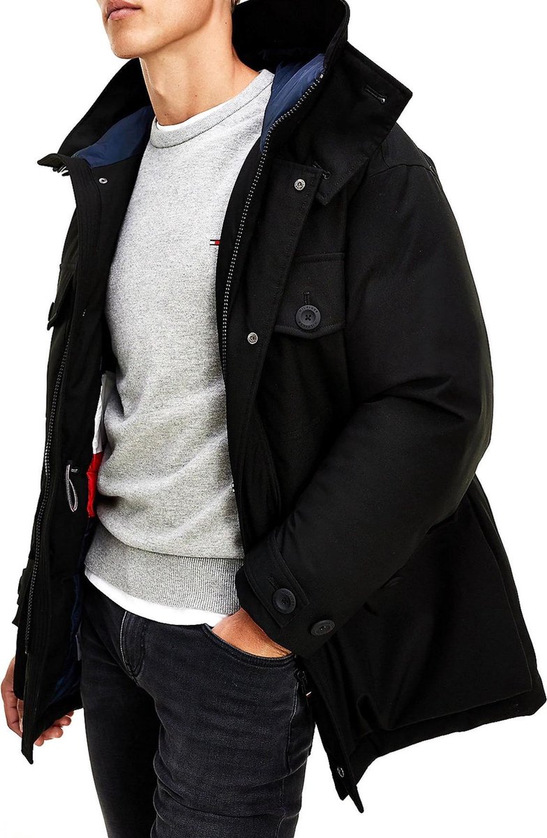 Tommy Hilfiger Heavy Canvas Jas Mannen zwart bol
