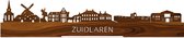 Standing Skyline Zuidlaren Palissander hout - 40 cm - Woondecoratie design - Decoratie om neer te zetten - WoodWideCities