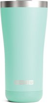 Thermosbeker RVS, 550 ml, Turquoise, 3-in-1 - Zoku