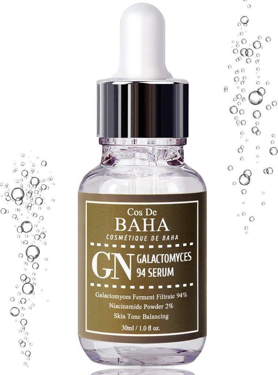 Cos de BAHA Galactomyces 94% Skin Repair Serum with Niacinamide 2% - Reduce Pore and Blackheads and Comedones + Uneven Skin Tone Treatment for Facial + Hydrates Facial, 1oz (30ml)