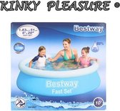 Bestway - Zwembad - 183x51cm - 940 liter 80% + Opblaasbare Bekerhouder