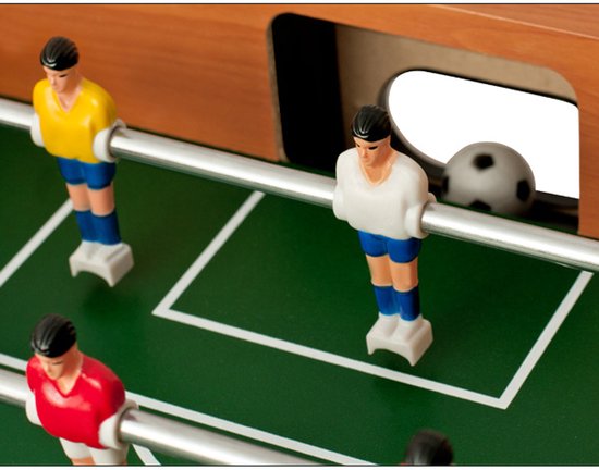 Deuba Voetbaltafel voor Kinderen - 69x62x37 cm - Incl. Ballen - Bruin