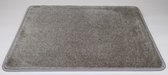 Luxe Badmat 50x70cm en wc mat 45x60cm taupe grijs